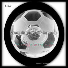 good quality crystal soccer crystal football K057